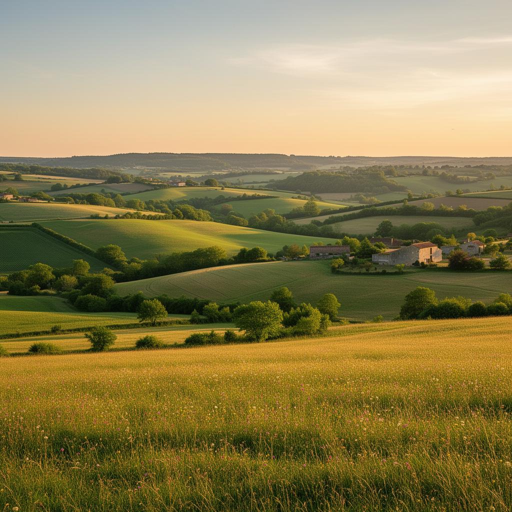 Paysage de campagne française